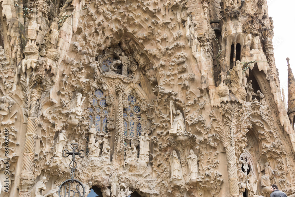 Sagrada Familia en détails - Barcelone, Espagne