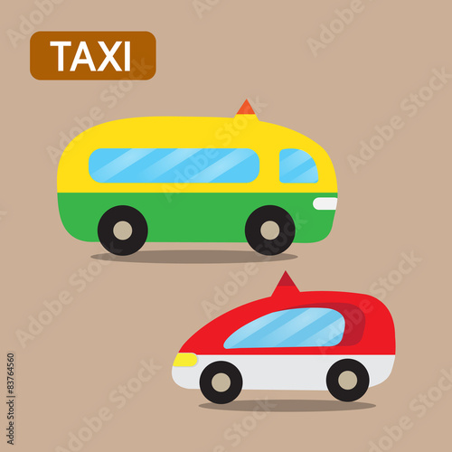 taxi cartoon design © photostockatinat