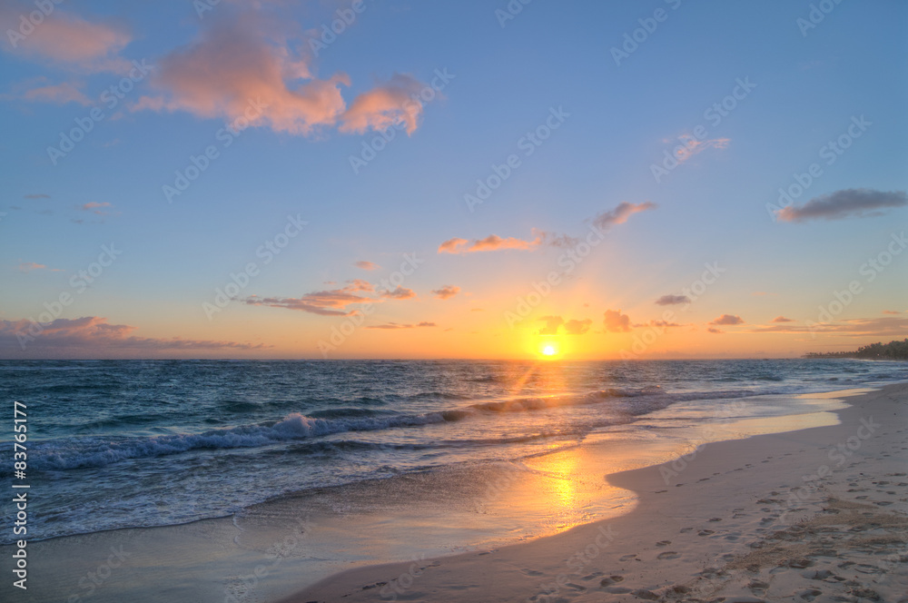 Sunrise in Punta Cana, Dominican Republic