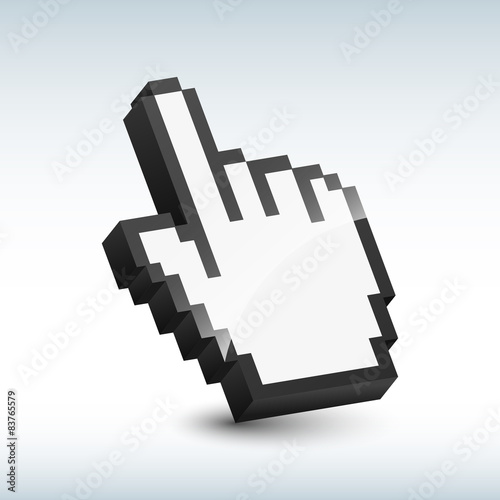 Vector hand cursor