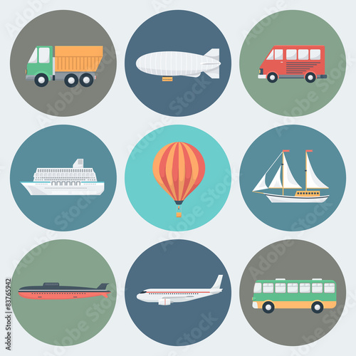 Transport Icons Set