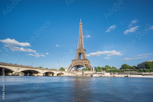 The Eiffel Tower and Seine River in Paris, France © F.C.G.