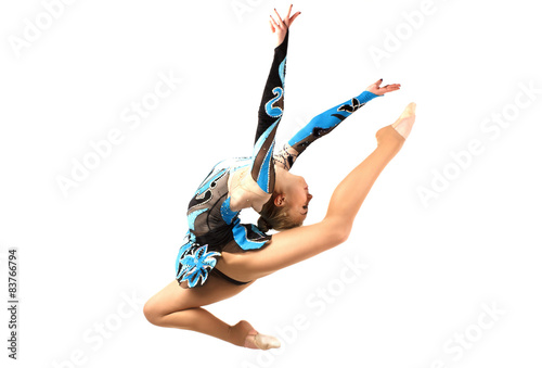 Professional gymnast  jumping