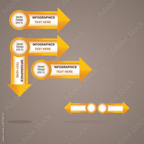 cardboard labels with figures from one to eight. 