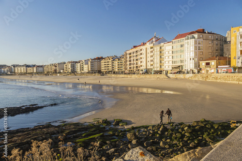 Silgar beach at winter photo