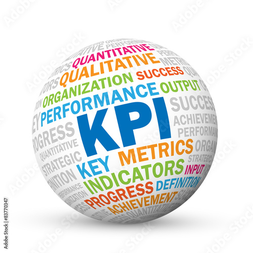 KPI Vector Sphere Tag Cloud Icon