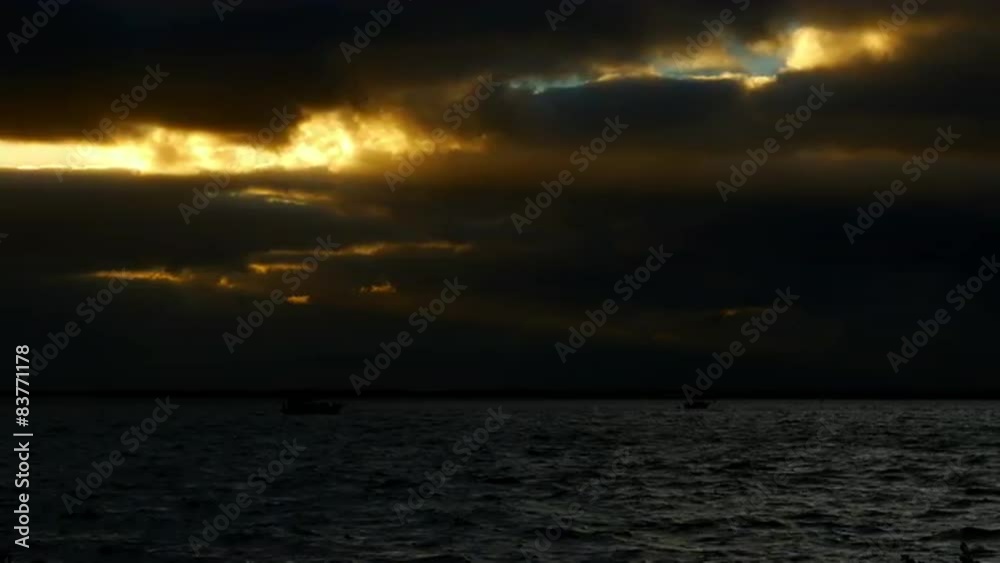 Storm over black sea time lapse, 4K Storm over black sea time lapse, 4K