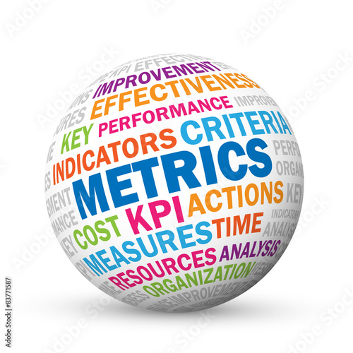 METRICS Vector Sphere Tag Cloud Icon