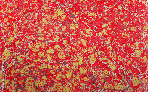  red yellow spotted ebru