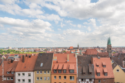 Blick über Nürnberg von der Kaiserburg