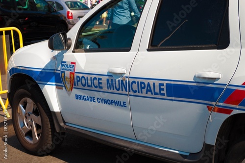 Voiture de Police, Brigade cynophile photo