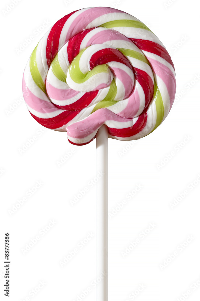 lollipop multicolored isolated on white background lollipop multicolored isolated on white background