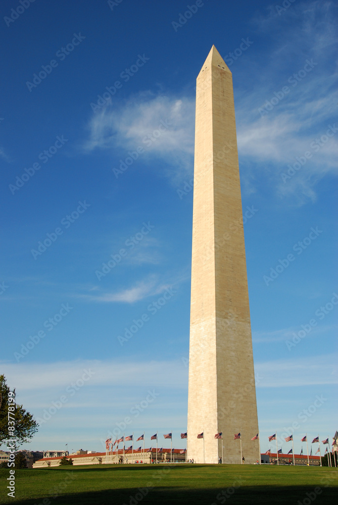Washington Monument in Washington DC, Vertical View