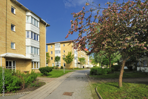 Photography Apartment buildings in Stockholm.