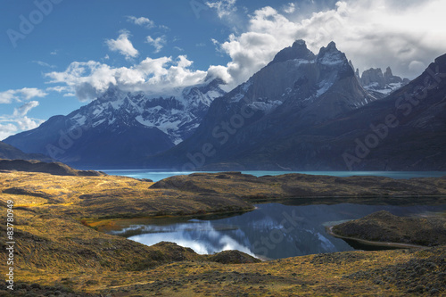 Fototapeta Naklejka Na Ścianę i Meble -  National park Torres del Paine, Patagonia, Chile