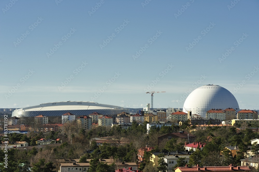 High angle view of Stockholm. High angle view of Stockholm.