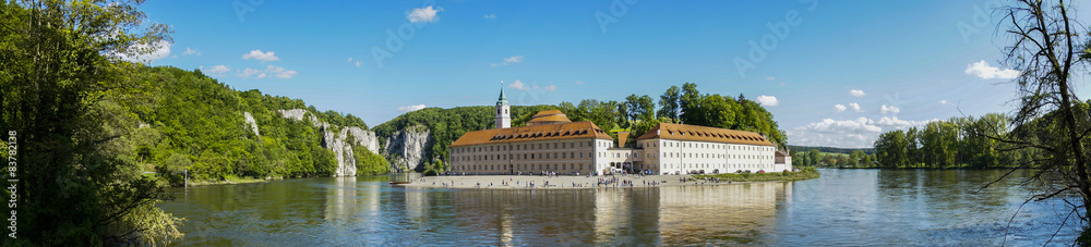 Panorama Kloster Weltenburg und Donaudurchbruch