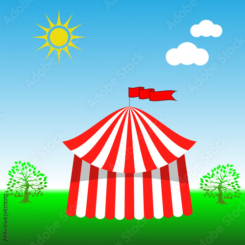 Circus Tent Icon