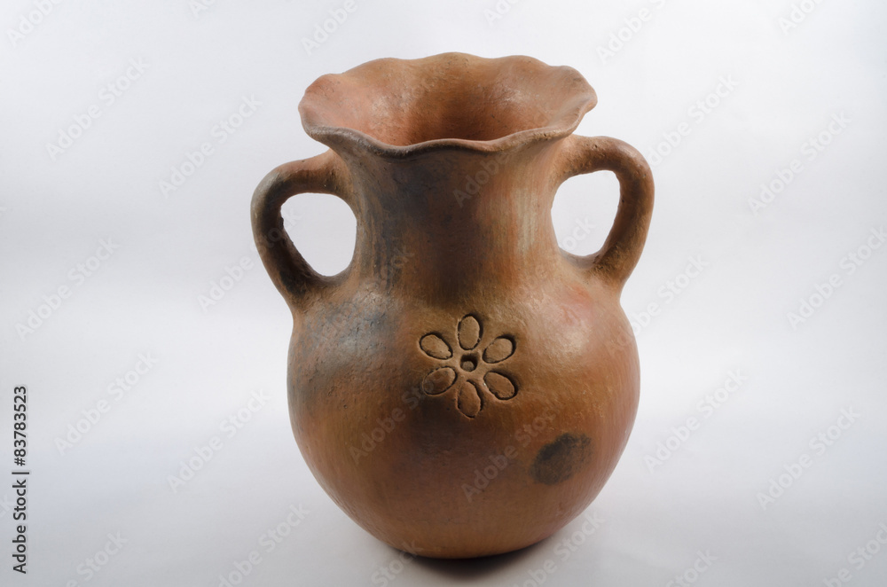 Clay jug handmade