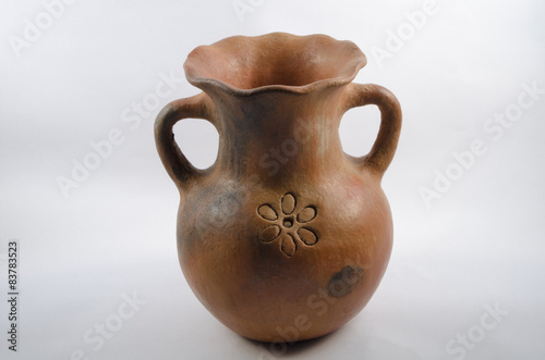 Clay jug handmade