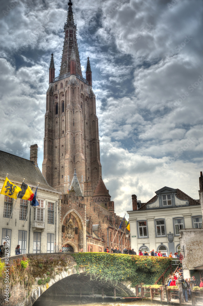 Turm der Liebfrauenkirche in Brügge