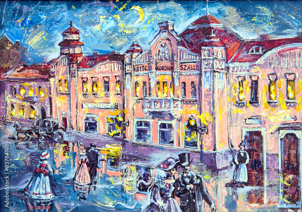 graphic picture of the oil city of night graphic picture of the oil city of night