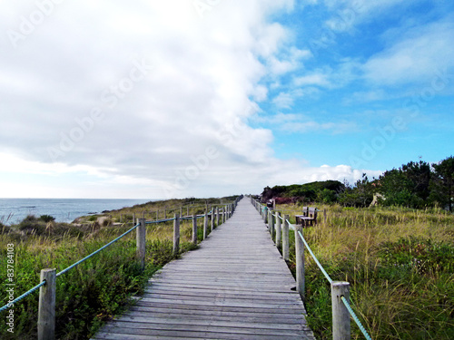Passadiço de madeira junto à praia © Helder Sousa