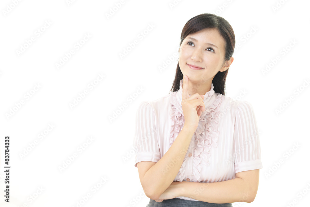 笑顔の女性 笑顔の女性