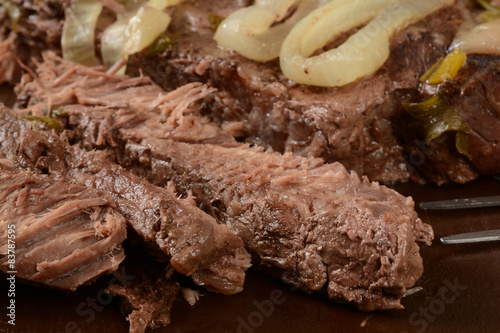 Fotografie Sliced pot roast