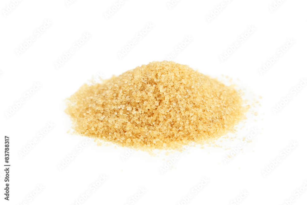 Brown sugar in spoon and bowl on wooden background Brown sugar in spoon and bowl on wooden background