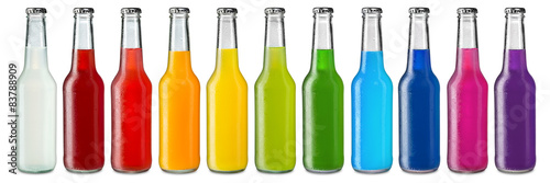 colorful soft drinks photo