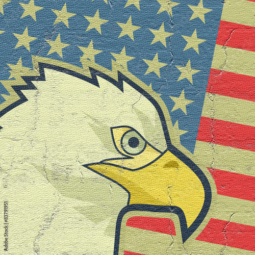 Eagle flag USA