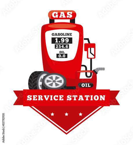 service station
