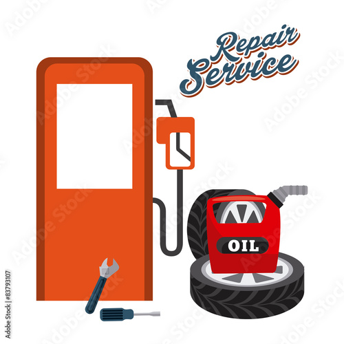 service station