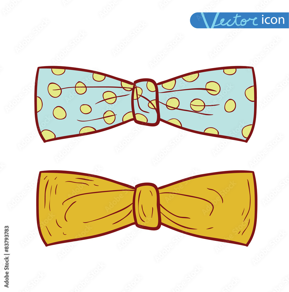 Bow Ties icon vector illustration. Bow Ties icon vector illustration.