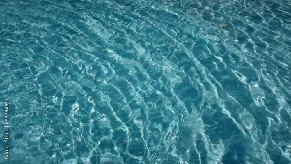 Blue Swimming Pool Rippled Water. Blue Swimming Pool Rippled Water.
