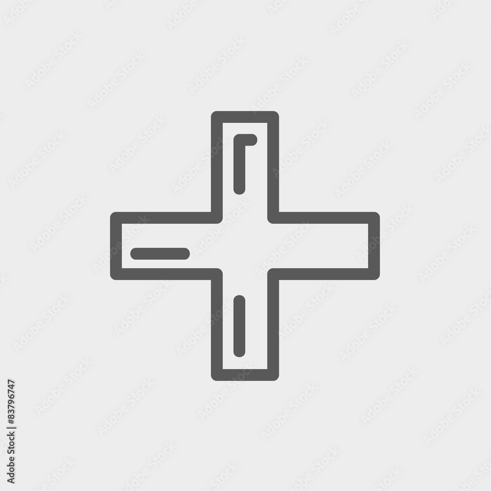 Obraz premium High volume thin line icon