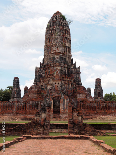 Pagoda at Wat Chaiwattanaram Temple  Ayutthaya  Thailand