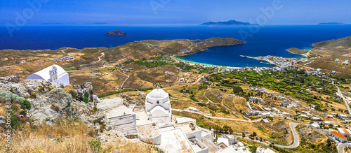 traditional Greece - scenic views of Serifos island, Cyclades