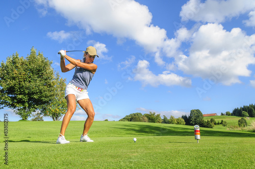 Foto Beim Golfspielen
