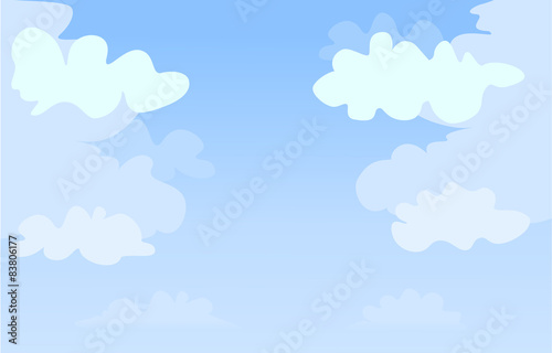 cloud and sky vector illustration background