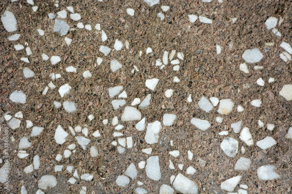 Cement with stones as a background. Closeup view Cement with stones as a background. Closeup view