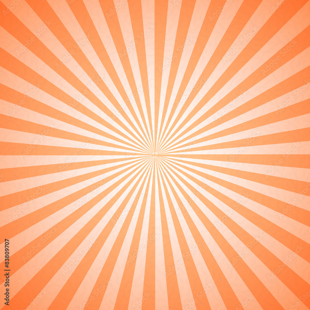 Obraz premium Vintage Geometric Radial Lines Sunburst Pattern