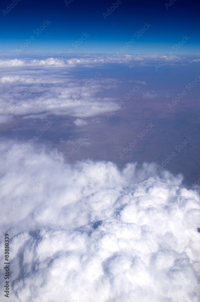 Fototapeta premium Aerial sky
