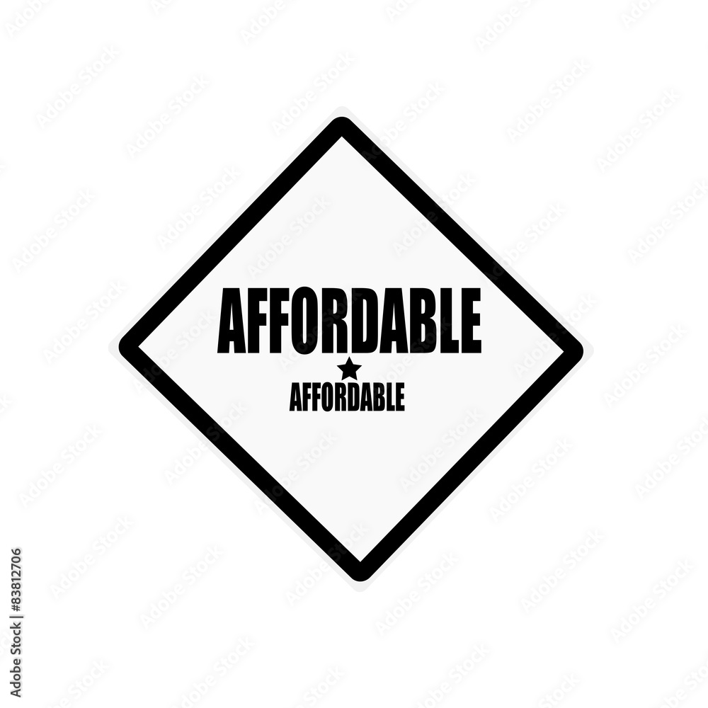 Affordable black stamp text on white background Affordable black stamp text on white background