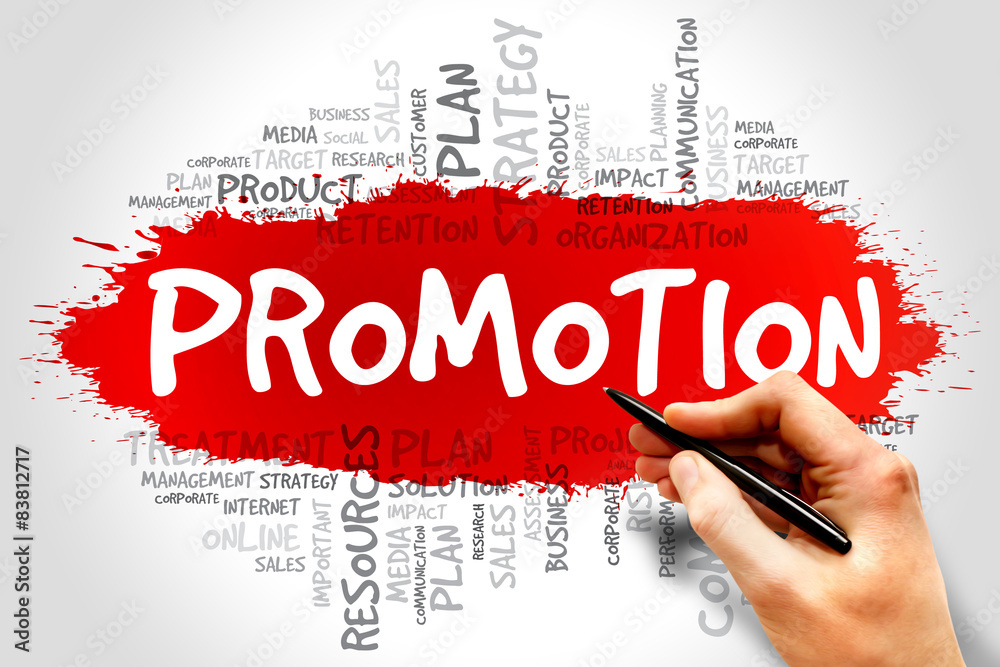 PROMOTION word cloud, business concept PROMOTION word cloud, business concept