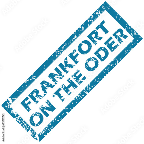 Frankfort on Oder rubber stamp