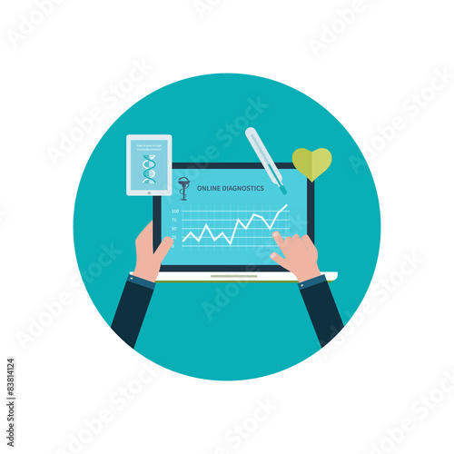 Online medical diagnosis and medicine research.