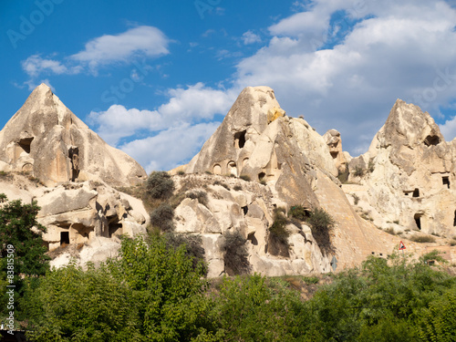 Rock formations in Goreme National Park . Cappadocia.Turkey