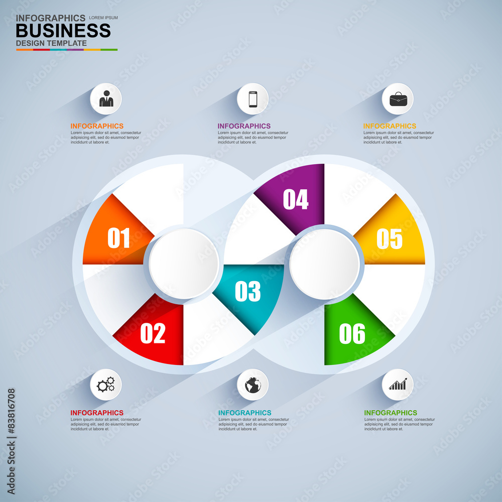 Infographics vector design template Infographics vector design template